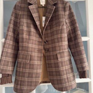 Favorite Daugher - The Favorite Blazer, Brown Plaid